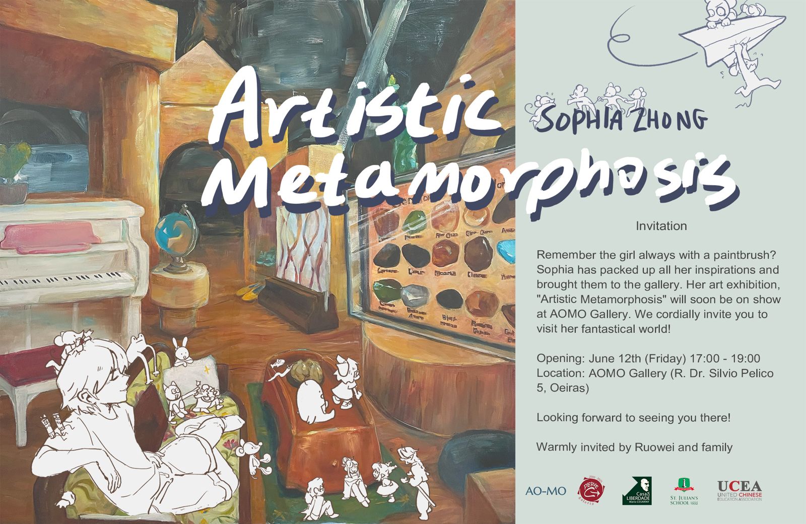 Artistic Metamorphosis - Sophia Zhong | AO-MO Gallery (Oeiras)